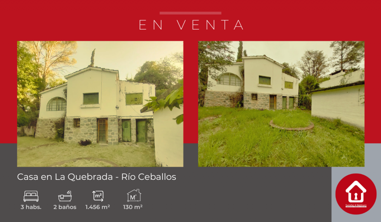 Casa ubicada en La Quebrada - Río Ceballos