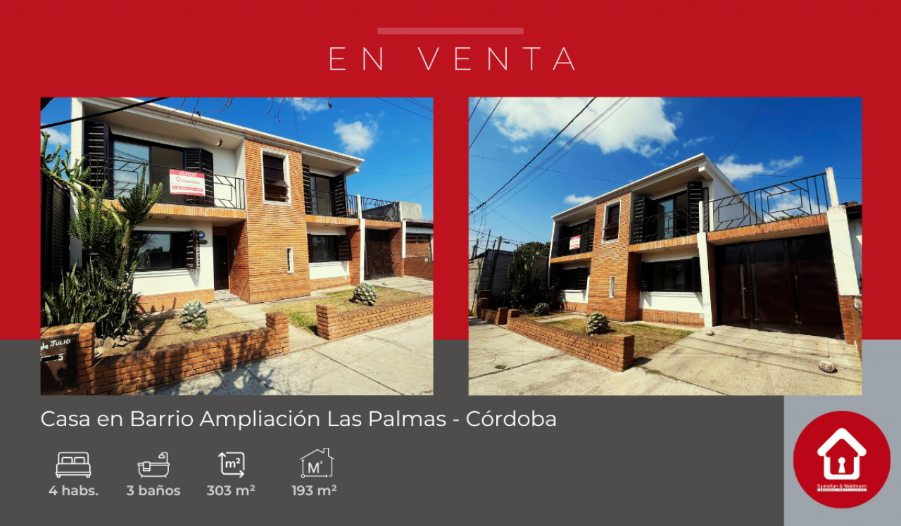Casa ubicada en Barrio Ampliación Las Palmas – Córdoba