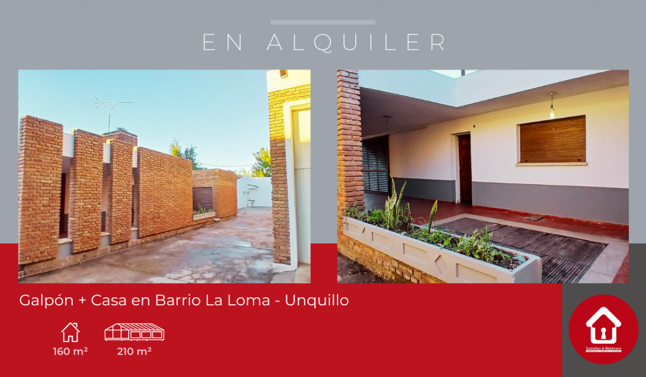 Galpón + Casa en Barrio La Loma - Unquillo