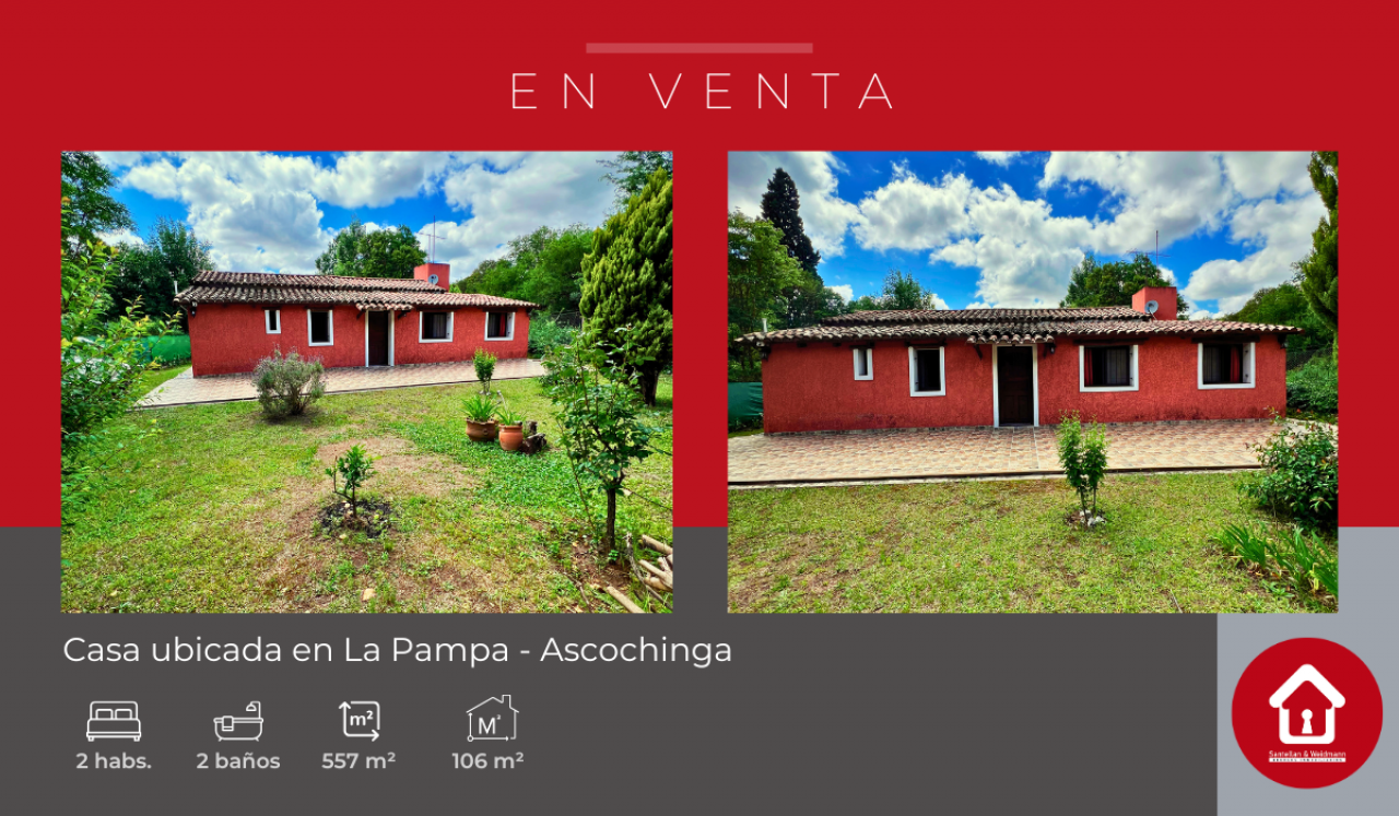 Casa ubicada en La Pampa – Ascochinga